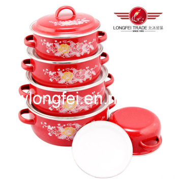 Hot Sale 5PCS Enamelware Cookware Set